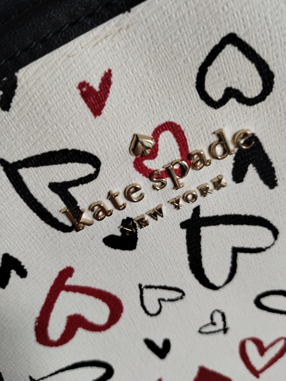 kate spade Scribble Hearts Print Tote